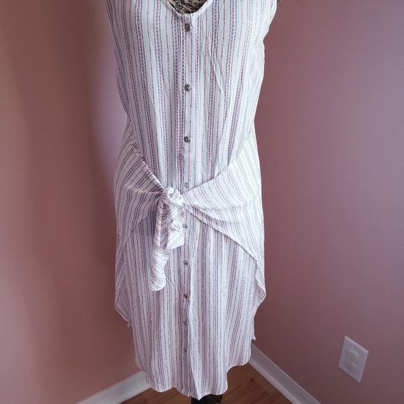 NEW Ivory buttom down midi dress - Picture 5 of 7